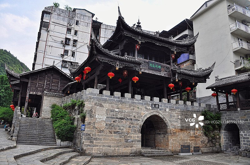 重庆巫溪古城墙图片素材