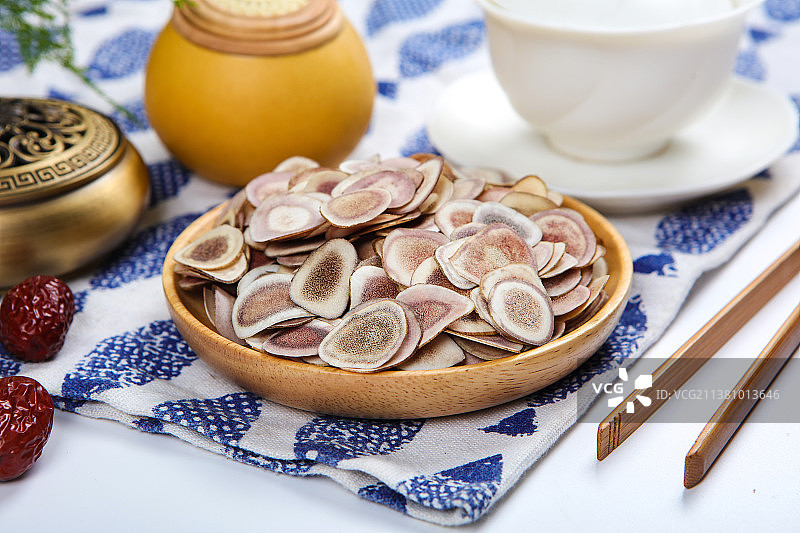 中药材鹿茸鹿角片图片素材