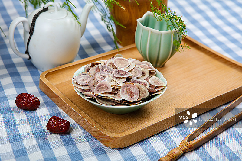 中药材鹿茸鹿角片图片素材