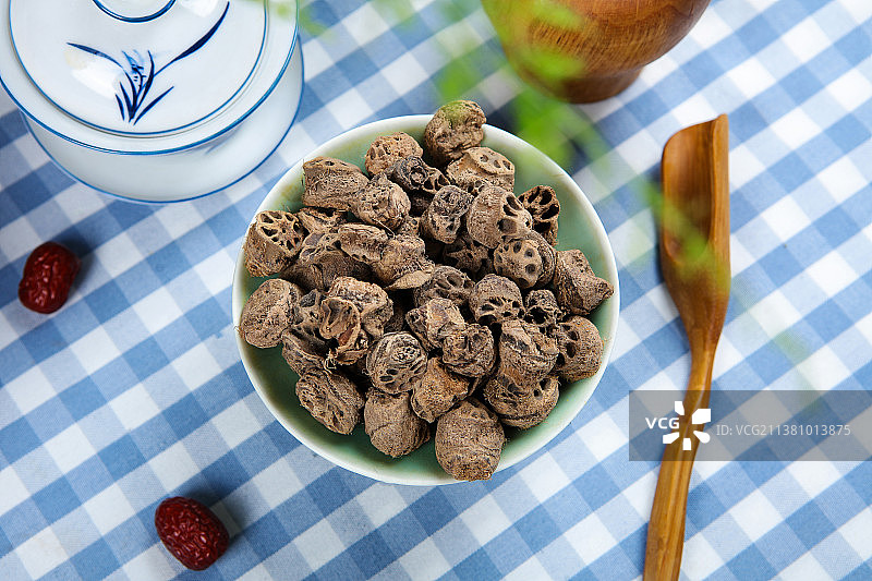 中药材藕节图片素材