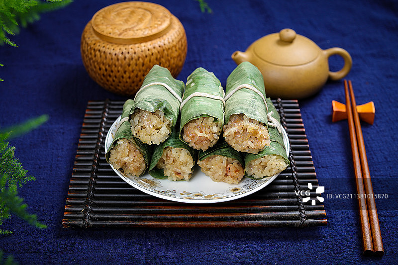 粽香糯米饭图片素材