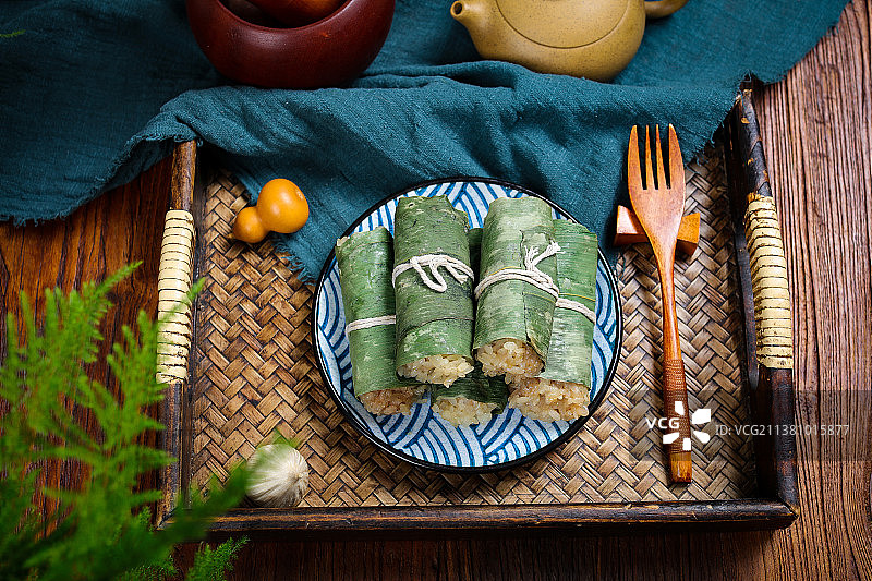 粽香糯米饭图片素材