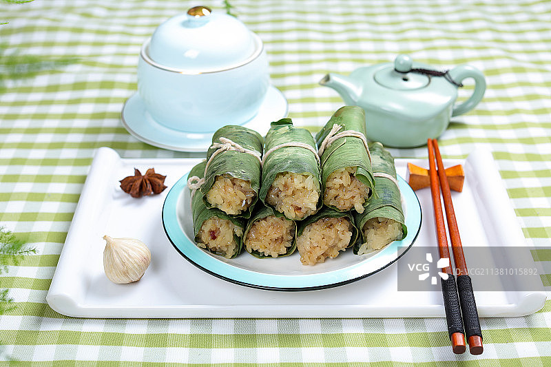粽香糯米饭图片素材