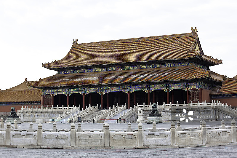 北京故宫太和门风光图片素材