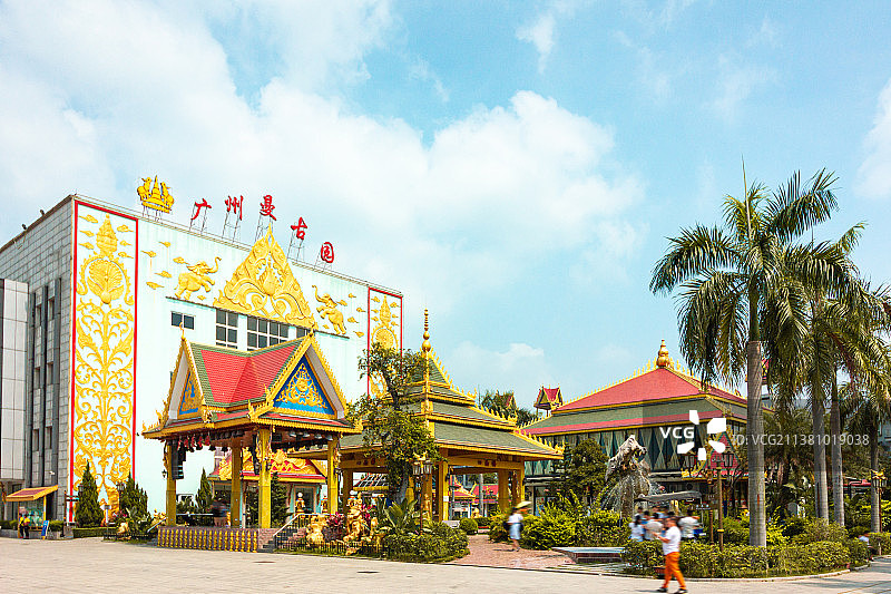 广州花都区景点曼古园风景图片素材