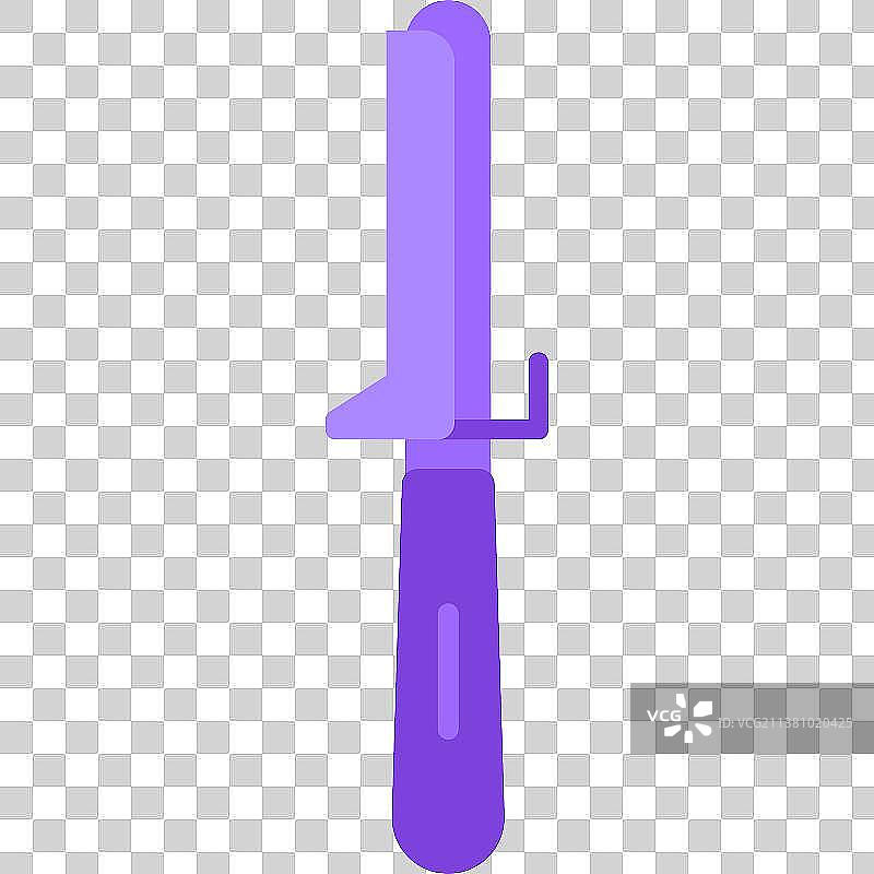 扁平电卷发棒图片素材