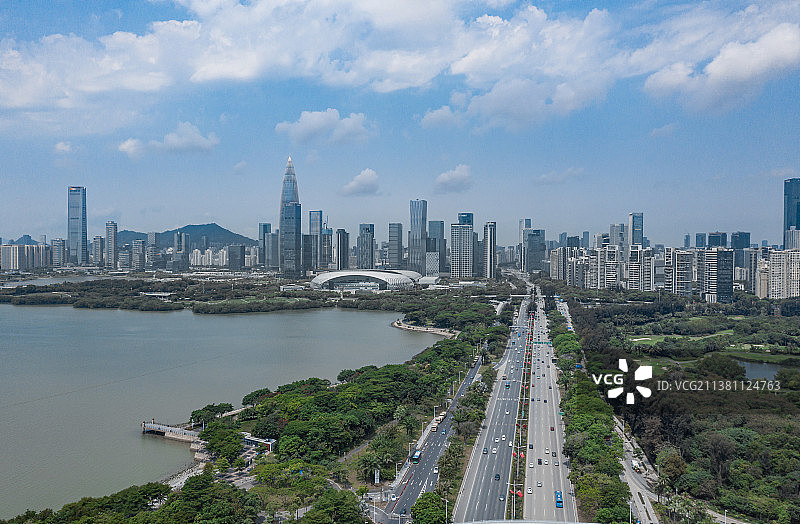 深圳滨海大道图片素材