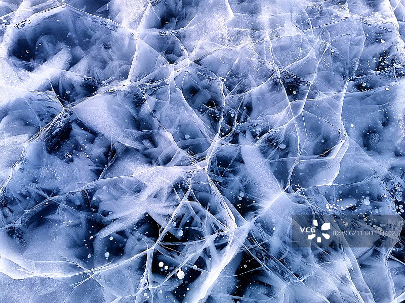 赛里木冰裂图片素材