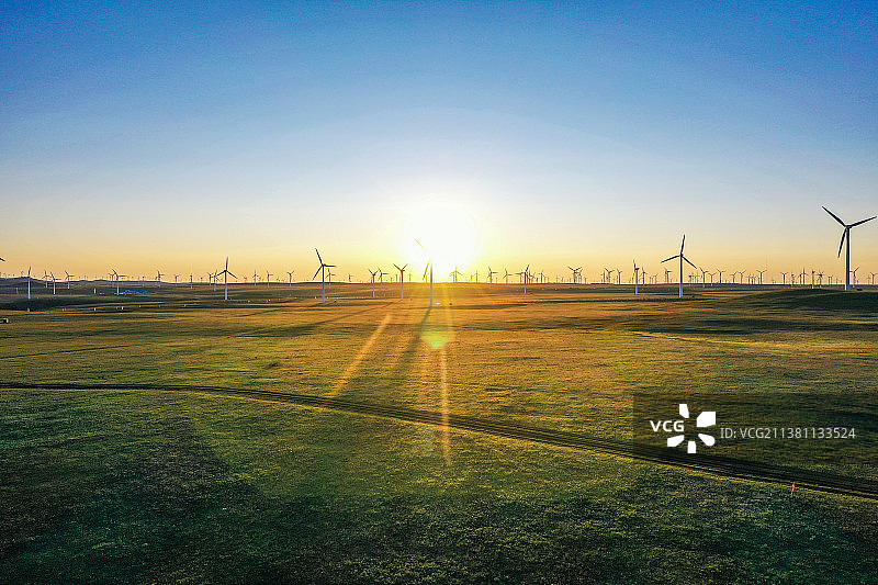 内蒙古乌兰察布大草原辉腾锡勒大草原黄花沟图片素材