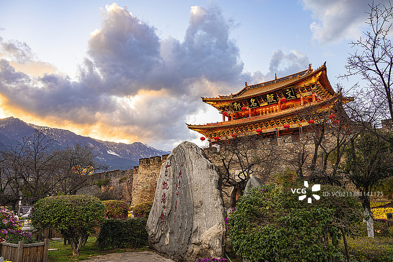 中国云南大理古城图片素材