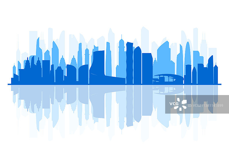 合肥建筑城市剪影图片素材