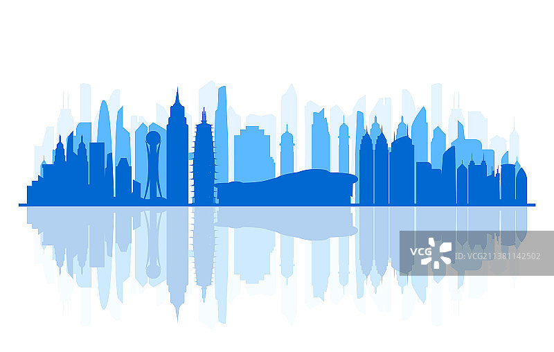 常州建筑城市剪影图片素材