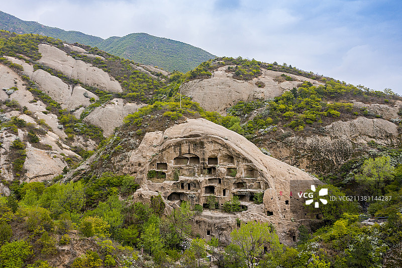 北京延庆古崖居风景图片素材