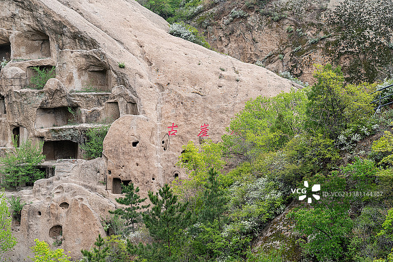 北京延庆古崖居风景图片素材