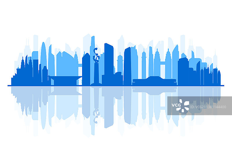 兰州建筑城市剪影图片素材