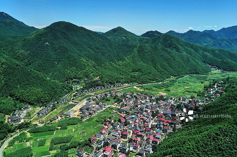 浙北安吉，山里乡间图片素材