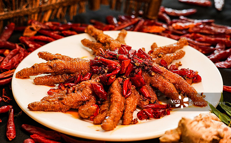 重庆火锅菜品——耙鸡脚图片素材