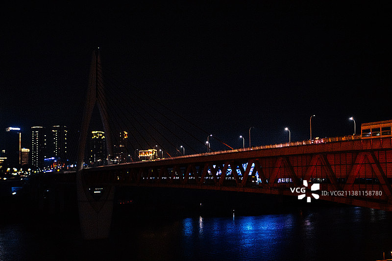 重庆市渝中区-千厮门嘉陵江大桥图片素材