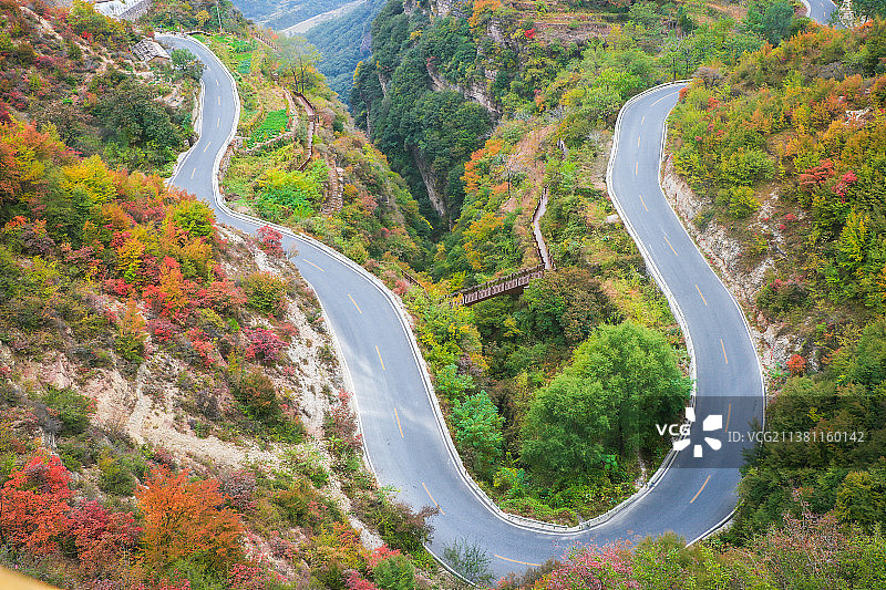 太行天路图片素材