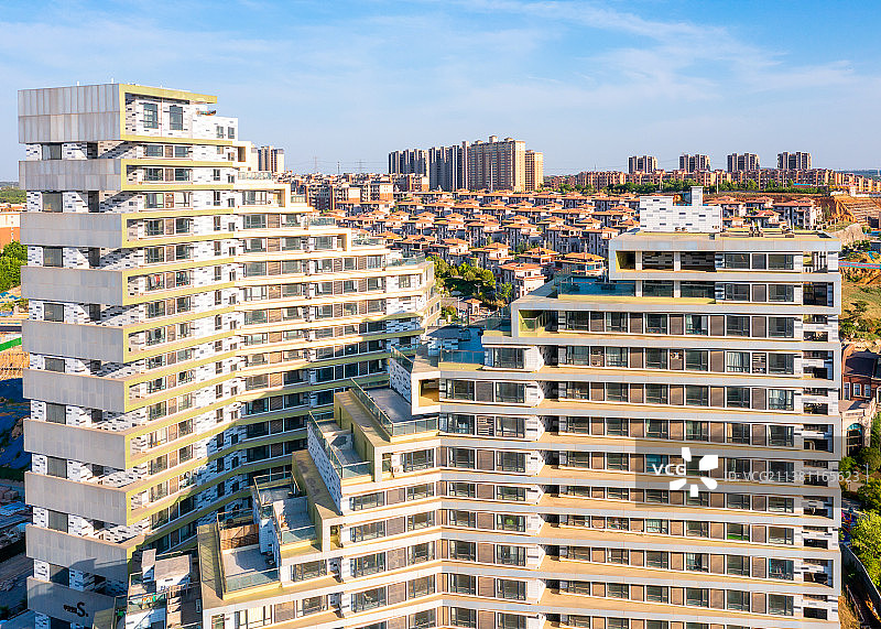 航拍郑州洞林寺 建筑图片素材
