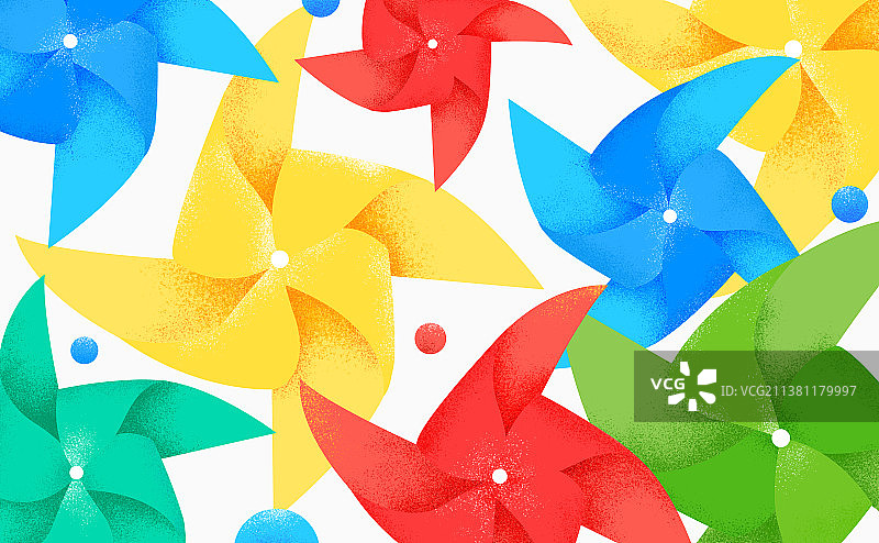 儿童节风车图片素材