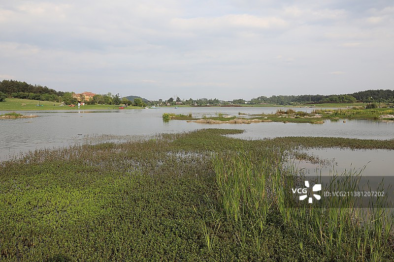 中国贵州贵阳市贵安新区云漫湖国家级旅游区风光图片素材