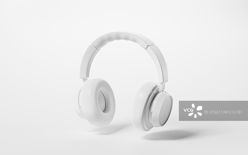 头戴式耳机3D渲染图片素材