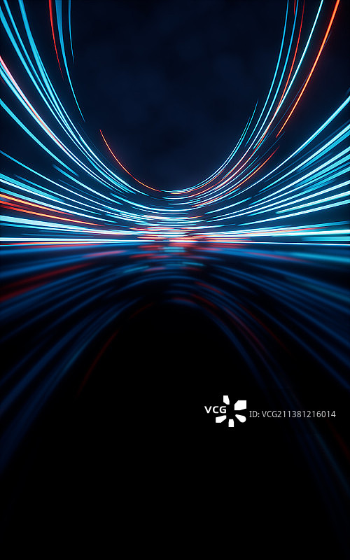 绚丽渐变流光光效背景3D渲染图片素材