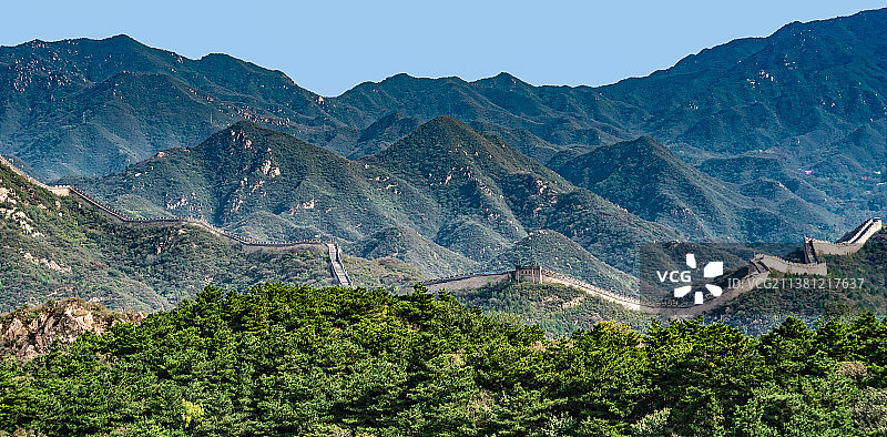 北京八达岭长城水关长城图片素材