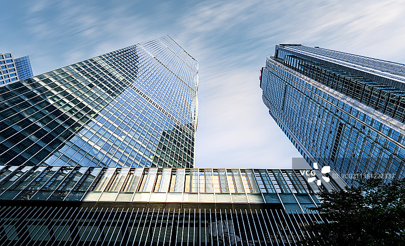广州珠江新城，金融区的摩天大楼，办公楼，金融建筑图片素材