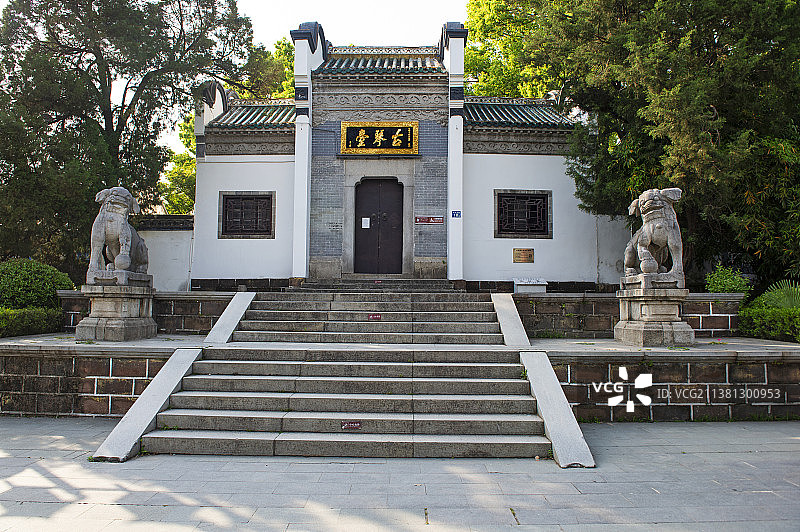 湖北武汉，汉阳，古琴台。图片素材