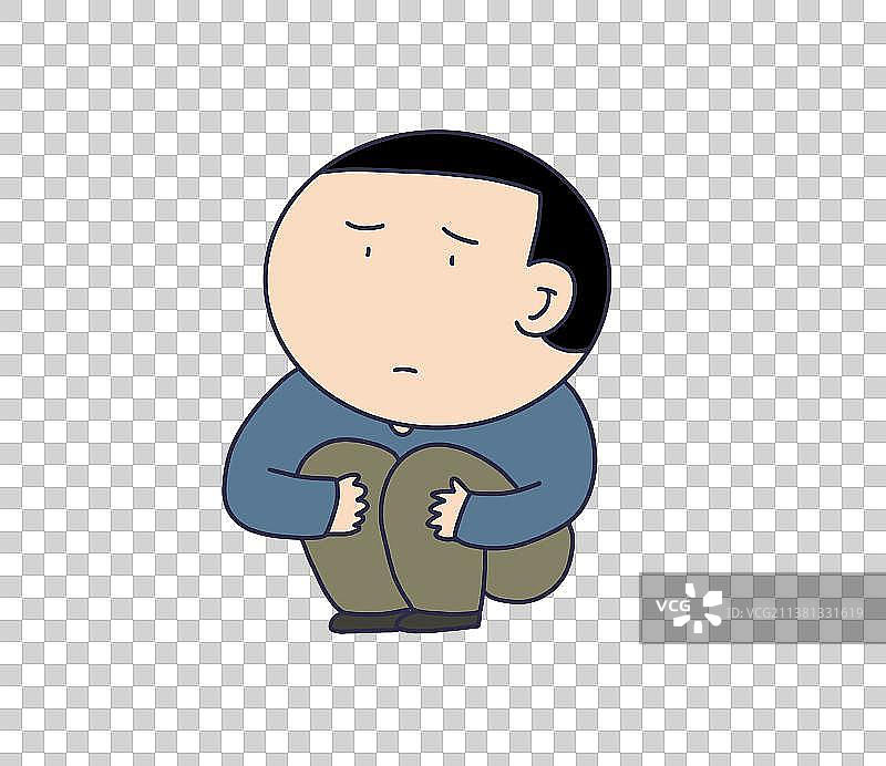元素：孤独孤僻的人物图片素材