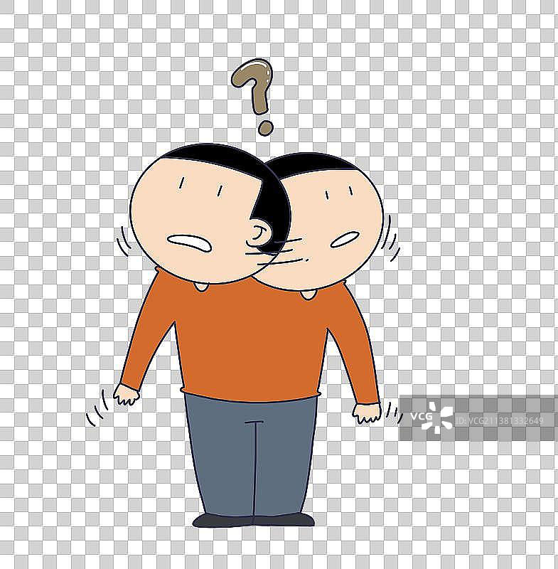 元素：疑问的人物图片素材