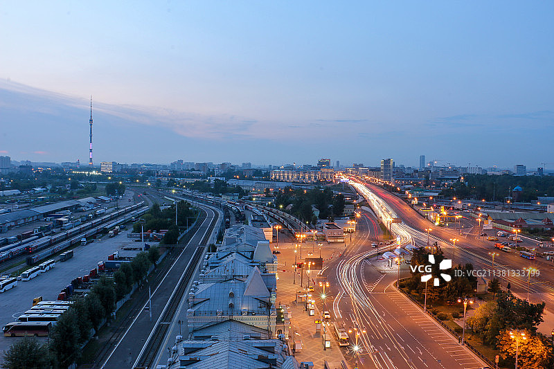 莫斯科街景图片素材