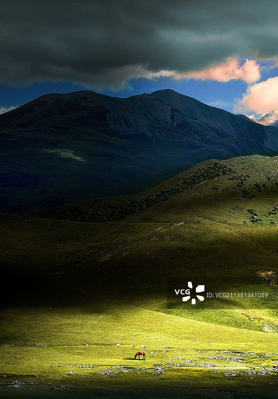 高原光影图片素材