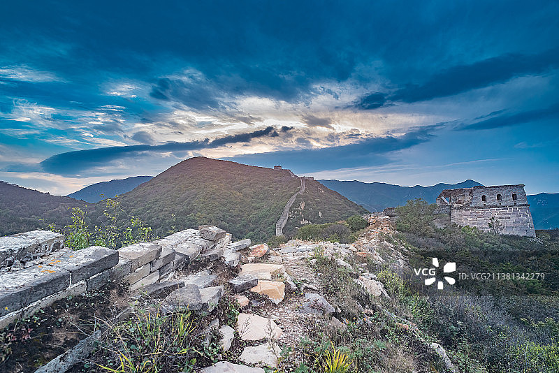 北京长城国家公园八达岭古长城图片素材