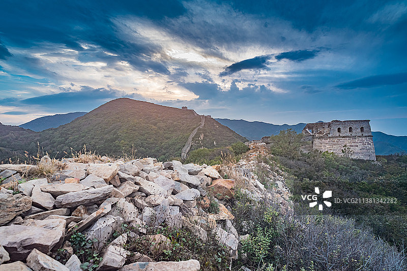 北京长城国家公园八达岭古长城图片素材