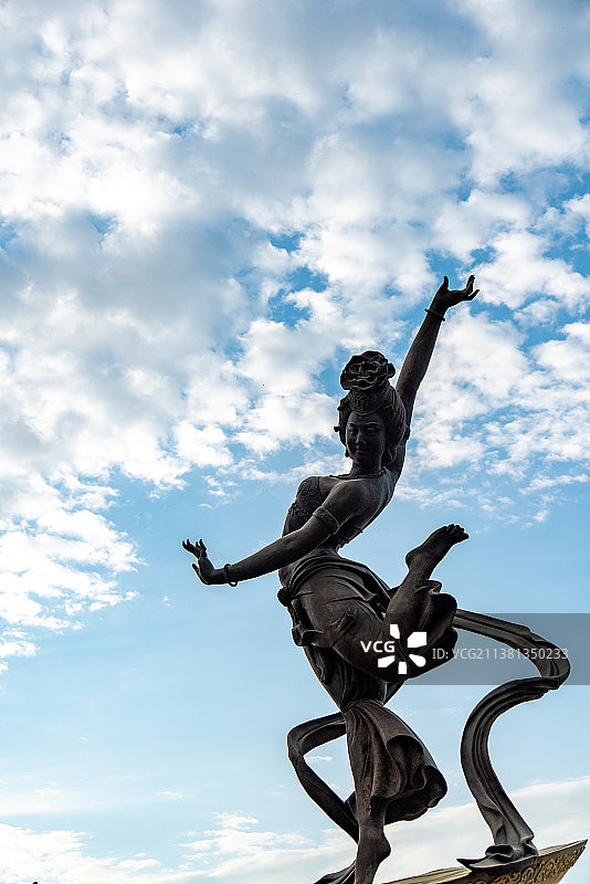 杨贵妃雕塑图片素材