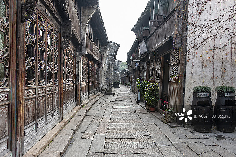 乌镇小巷图片素材