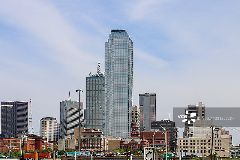 达拉斯天际线图片素材