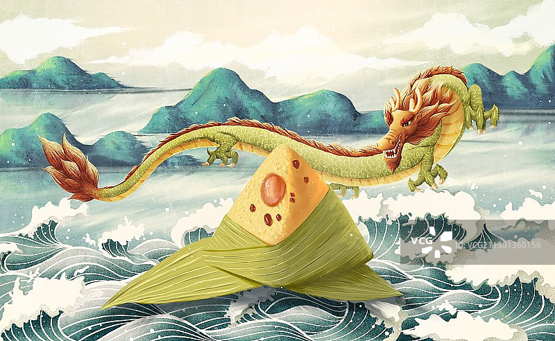 端午节节日插画图片素材