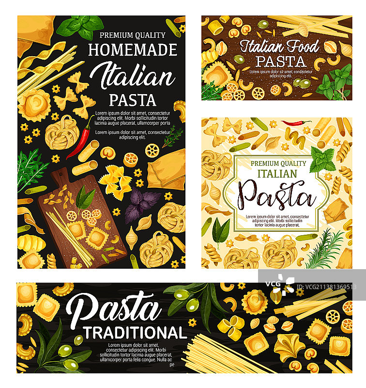 意大利香草橄榄意面图片素材