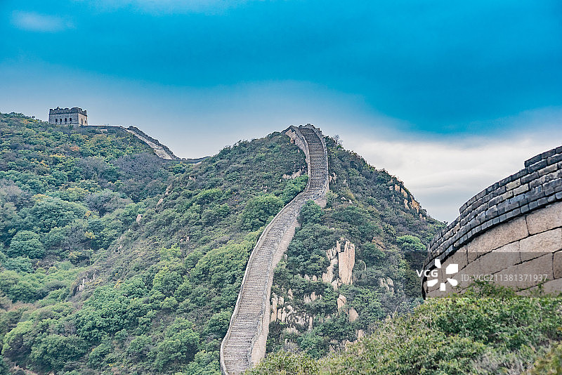 北京长城国家公园八达岭古长城图片素材