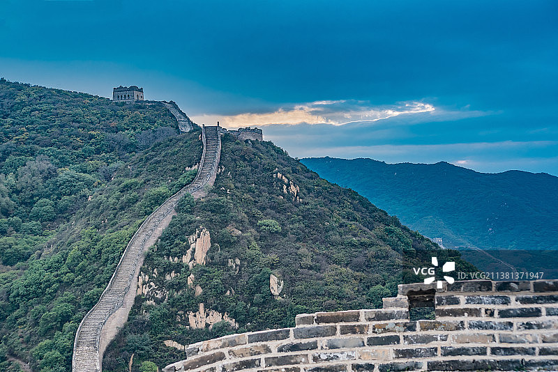 北京长城国家公园八达岭古长城图片素材