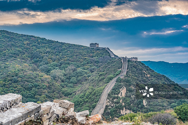 北京长城国家公园八达岭古长城图片素材