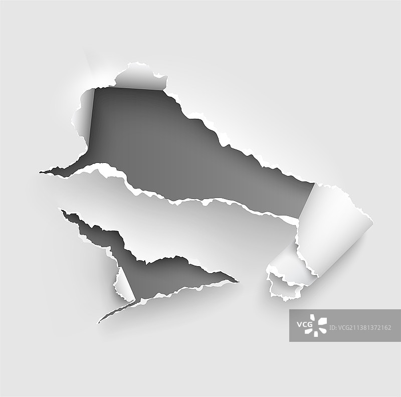 撕裂纸张模板边框图片素材