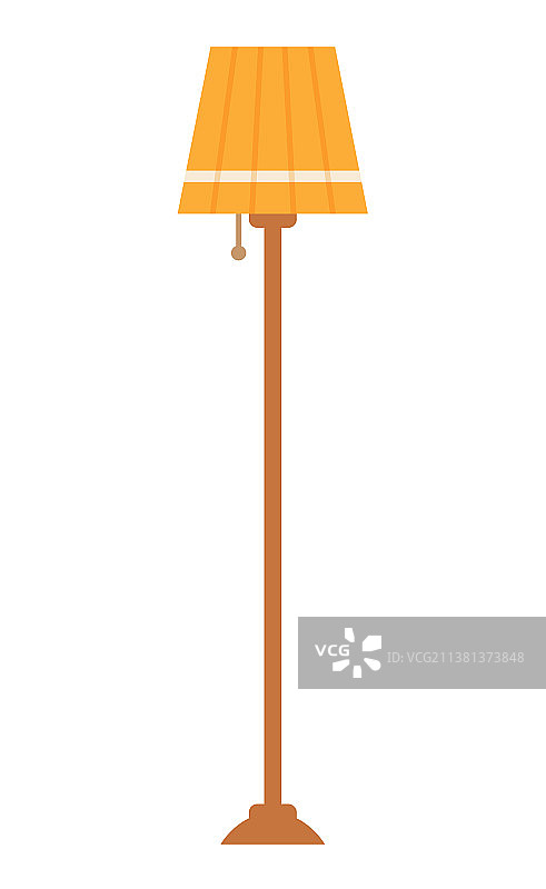 老式落地灯灯罩图像图片素材