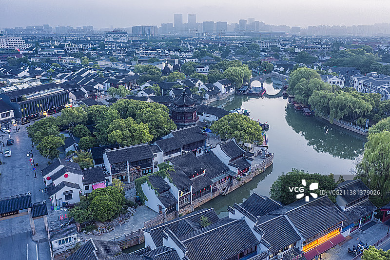 苏州姑苏区阊门古城门图片素材