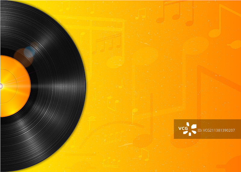 黑胶唱片音乐背景图片素材