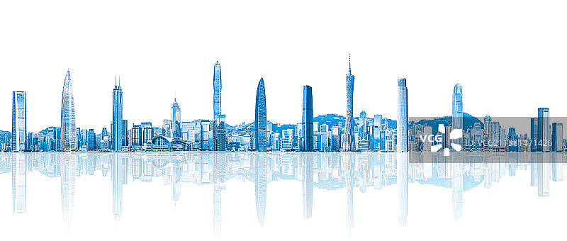 大湾区城市建筑风光图片素材